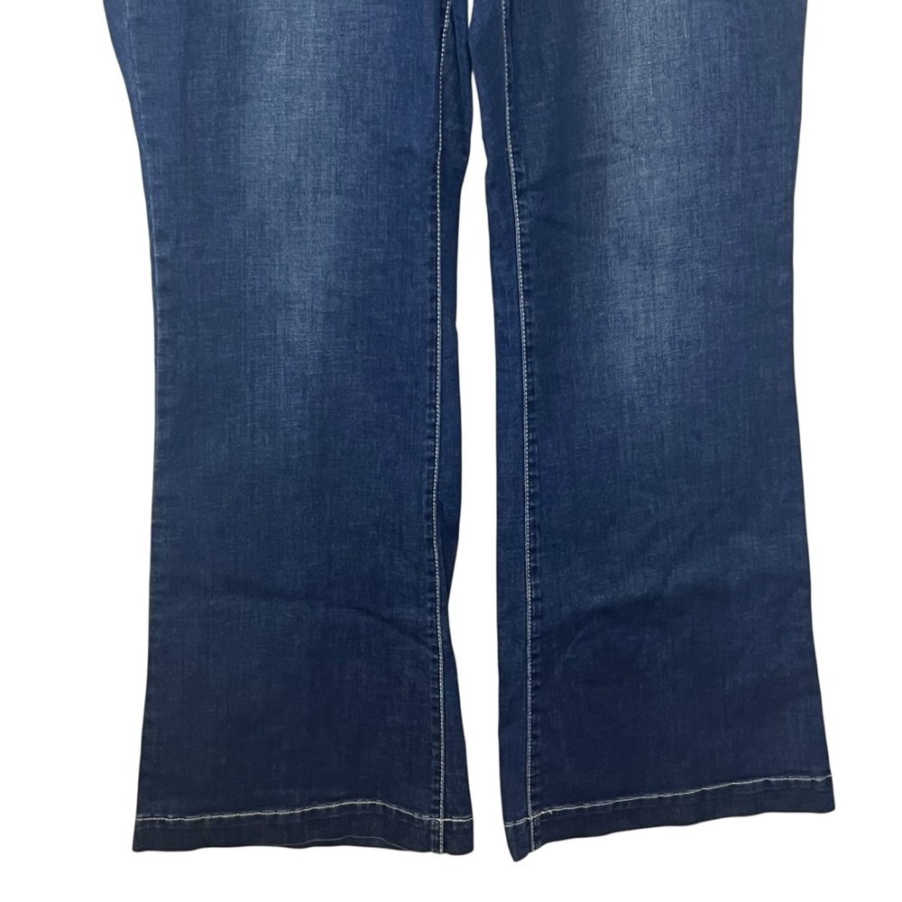 NWT Lane Bryant Genius Fit Dark Flare Jeans Womens 18 - Picture 3 of 7